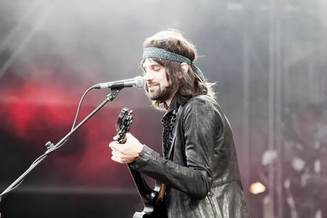 Serge Pizzorno playing with Kasabian at Rock Am Ring Festival 2012