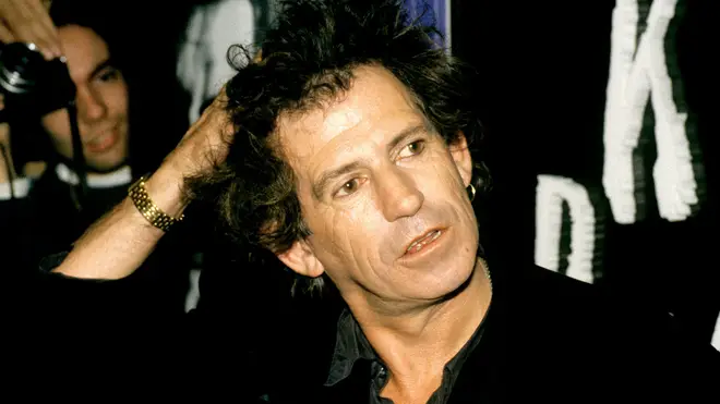 Keith Richards pictured in 1992.