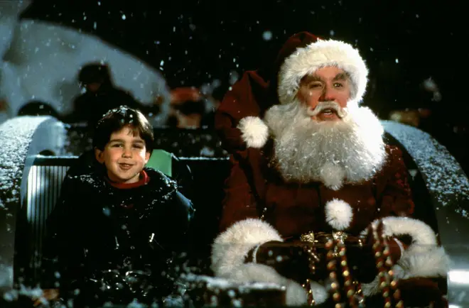 Eric Lloyd and Tim Allen in The Santa Clause (1994)