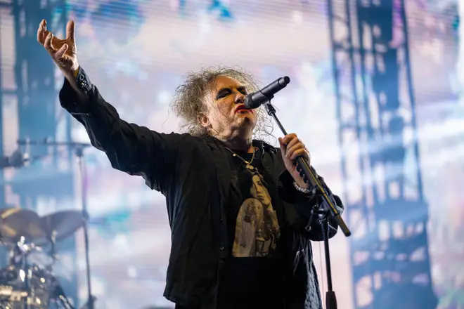 Robert Smith of The Cure performs at Riot Fest, Chicago, September 2023.