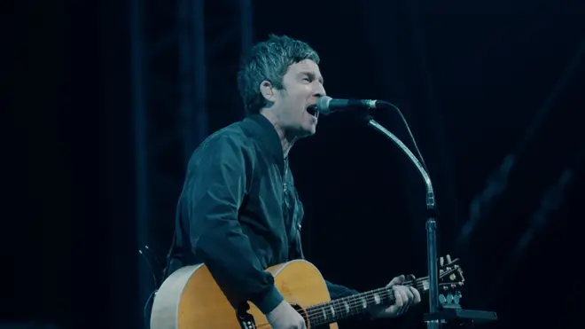 Noel Gallagher performing at On The Beach festival in Brighton, 30th July 2023