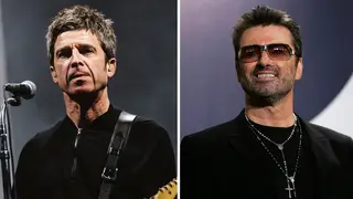 Noel Gallagher and George Michael