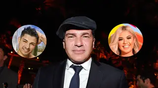 Tamer Hassan with Anton Danyluk and Belle Hassan inset