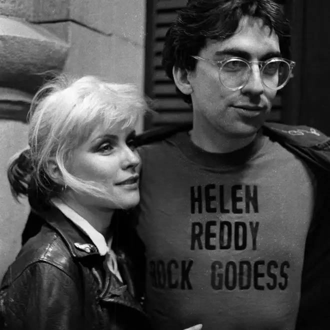 Debbie Harry and Chris Stein at the Bottom Line club in New York, 1977.
