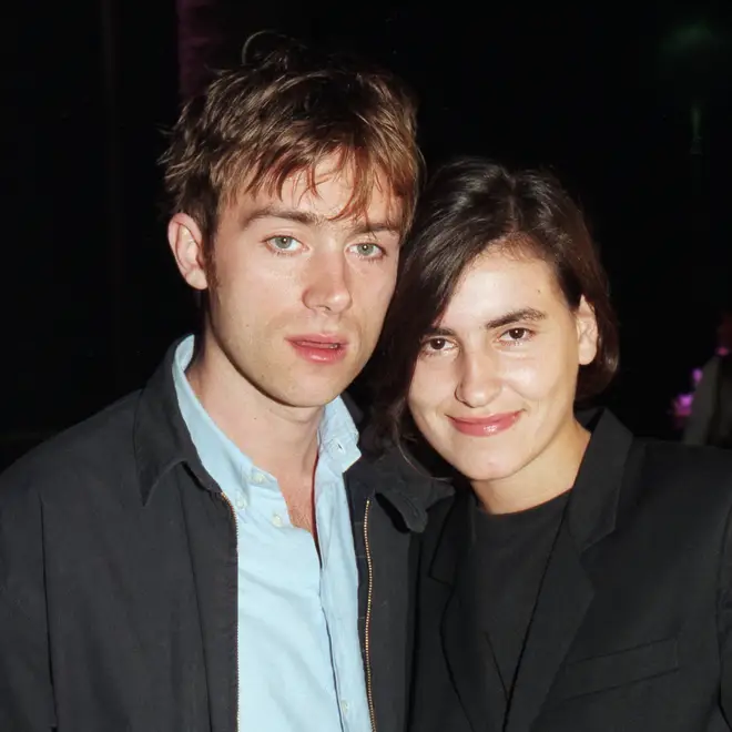 Damon Albarn and Justine Frischmann at Cannes, May 1996