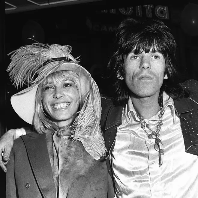 Keith Richards and Anita Pallenberg in July 1968.