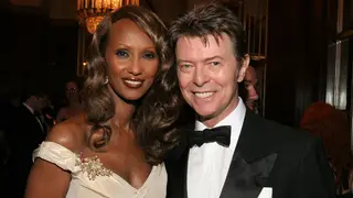 Iman and David Bowie in 2007