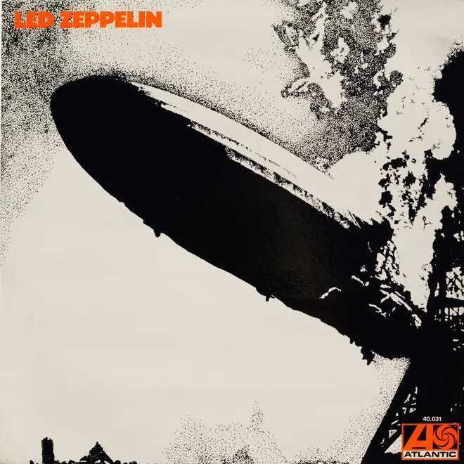 Led Zeppelin debut record album cover