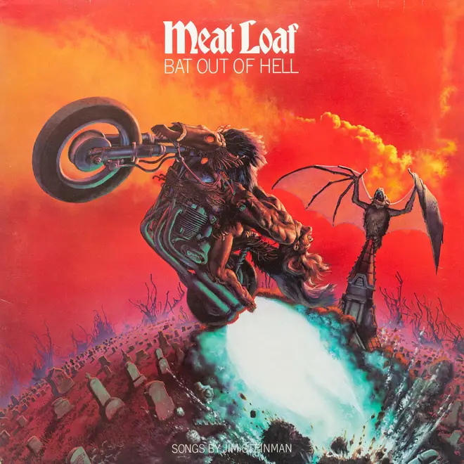 The debut album by Meat Loaf. Bat Out Of Hell.