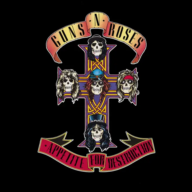 Guns N'Roses - the alternate cover for Appetite For Destruction