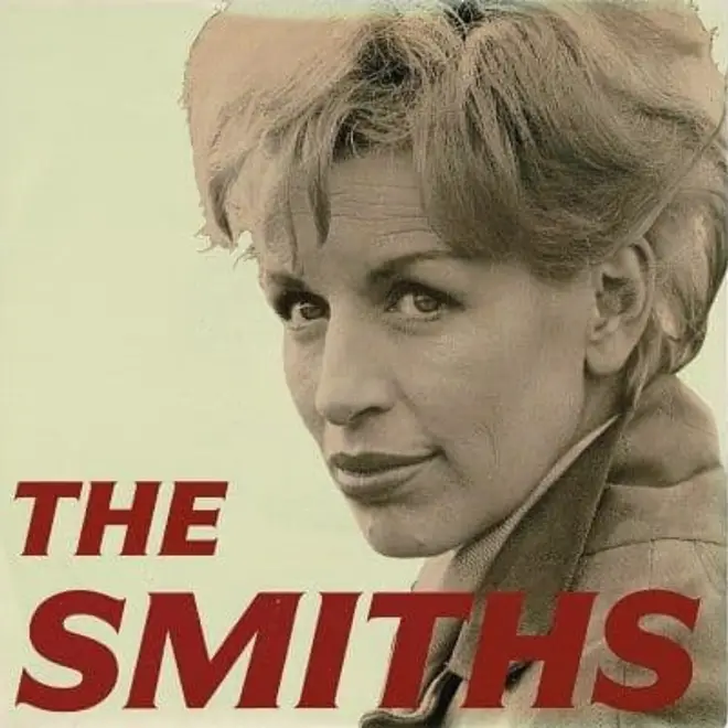The cover to The Smiths' Ask features comic actor Yootha Joyce.