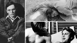 Terence Stamp in The Collector; Jean Marais in Orphee; and Joe Dallesandro and Louis Waldon in Andy Warhol's Flesh: Smiths cover stars