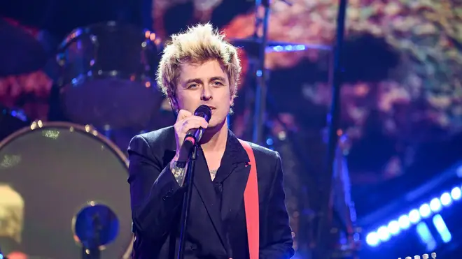 Green Day's Billie Joe Armstrong at Dick Clark's New Year's Rockin' Eve with Ryan Seacrest 2024