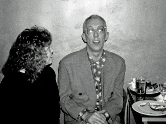 Rob Gretton, New Order's manager, in Manchester's Dry Bar, 1991