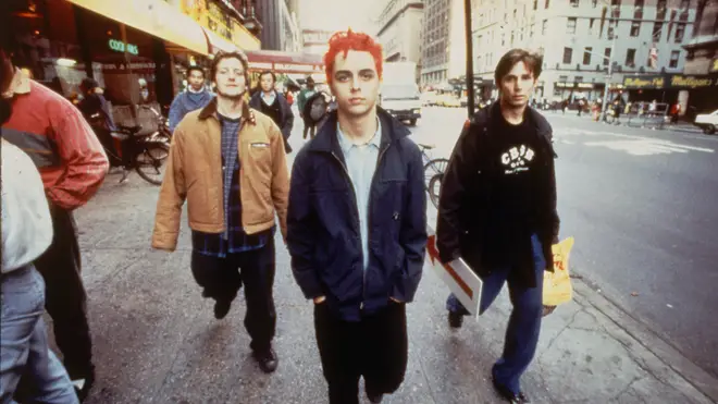 Green Day in 1994: Tre Cool, Billie Joe Armstrong and Mike Dirnt