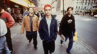 Green Day in 1994: Tre Cool, Billie Joe Armstrong and Mike Dirnt