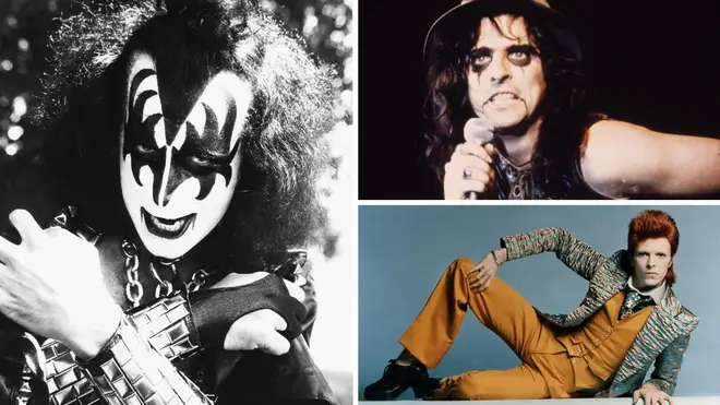 Chaim Witz, Vince Furnier and Davey Jones. Or is it Gene Simmons, Alice Cooper and David Bowie?