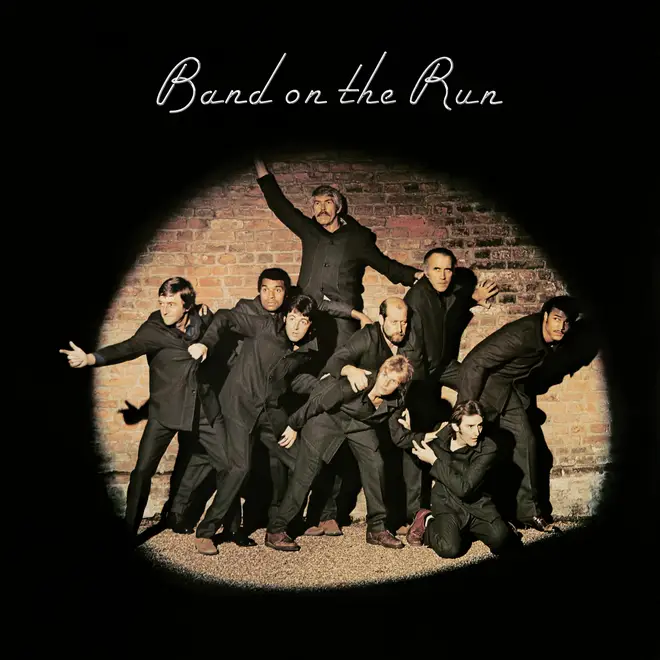 The cover of Band On The Run by Paul McCartney  & Wings
