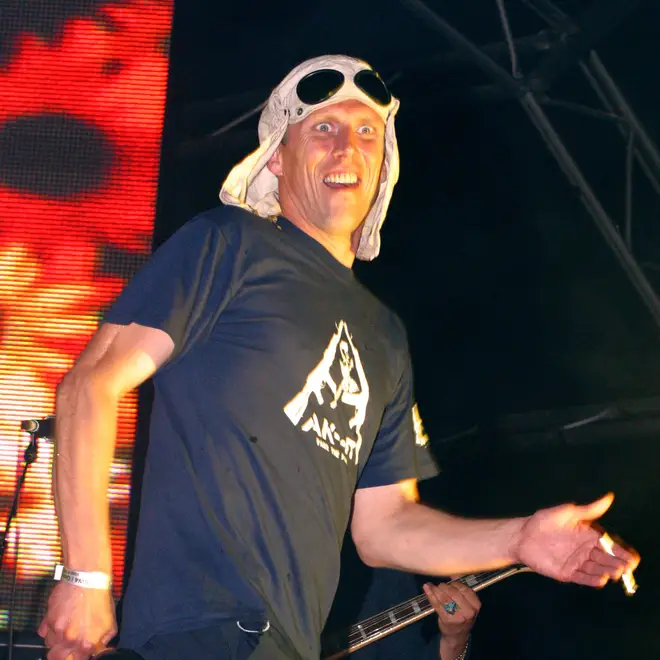Bez does his thing for Happy Mondays