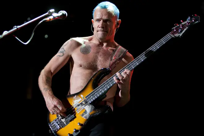 Flea of Red Hot Chili Peppers in March 2012