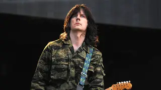 John Squire performs with The Stone Roses in Finsbury Park in 2013