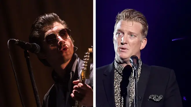 Arctic Monkeys Alex Turner and Queens of the Stone Age's Josh Homme