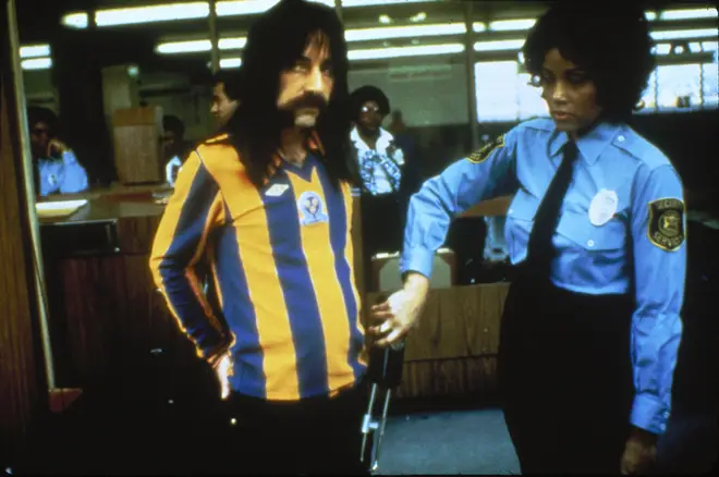 Derek Smalls encounters some difficulties at airport security.