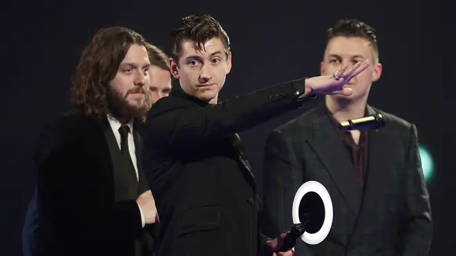 Alex Turner drops the mic at the end of his 2014 BRIT Awards speech: "Invoice me if you need to"