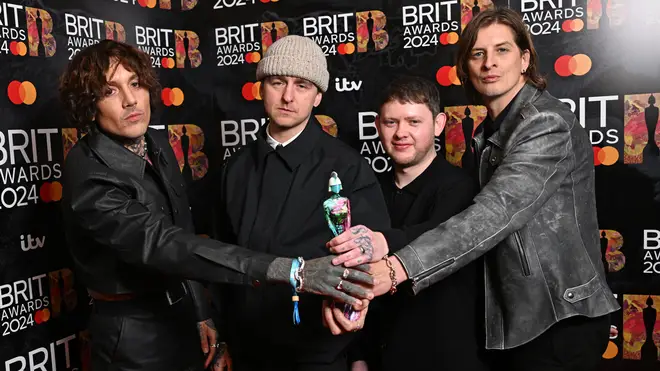Bring Me The Horizon took home the Best Rock/Alternative Act Award supported by Radio X