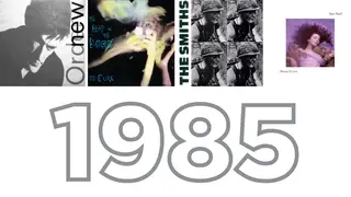 Some of the biggest albums of 1985:  Low-Life., The Head On The Door, Meat Is Murder and Hounds Of Love.
