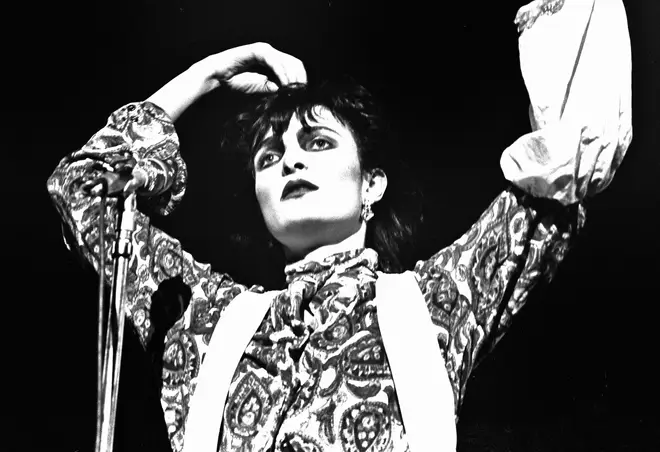 Siouxsie And The Banshees performing At Hammersmith Odeon in November 1978.