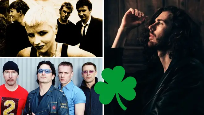 Great Irish artists:, The Cranberries, U2 and Hozier