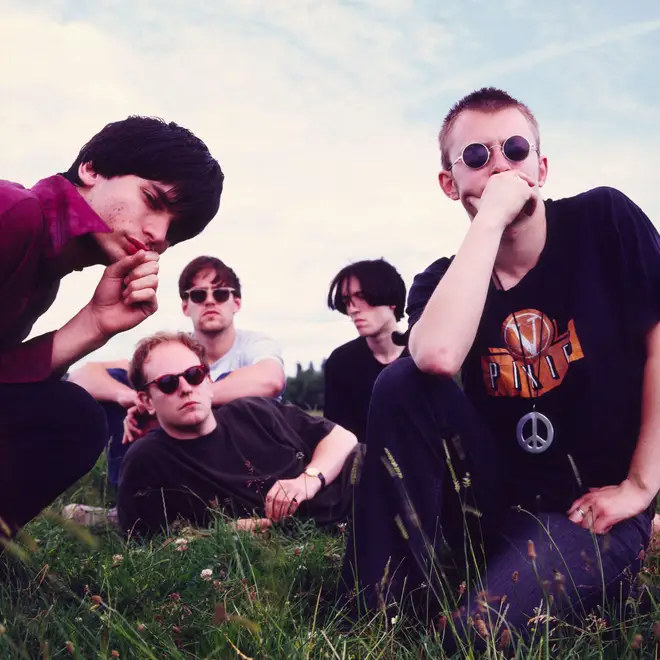 Radiohead 1992: Jonny Greenwood, Phillip Selway, Ed O'Brien, Colin Greenwood and Thom Yorke.