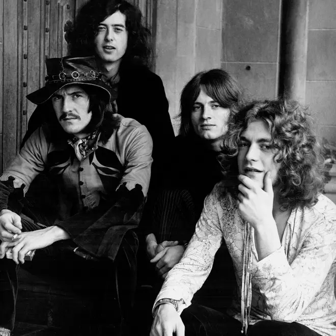 Led Zeppelin in 1972: John Bonham, Jimmy Page, John Paul Jones and Robert Plant.