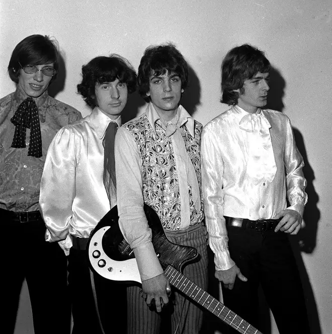 Pink Floyd in 1967: Roger Waters, Nick Mason, Syd Barrett and Rick Wright.
