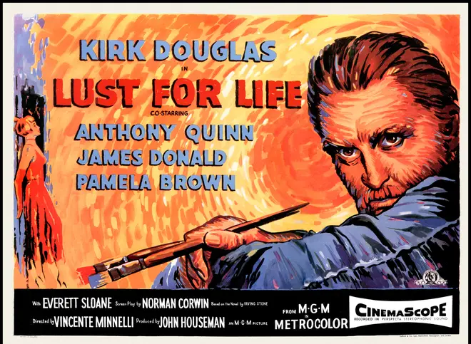 Kirk Douglas as Vincent Van Gogh in Lust For Life (1956).