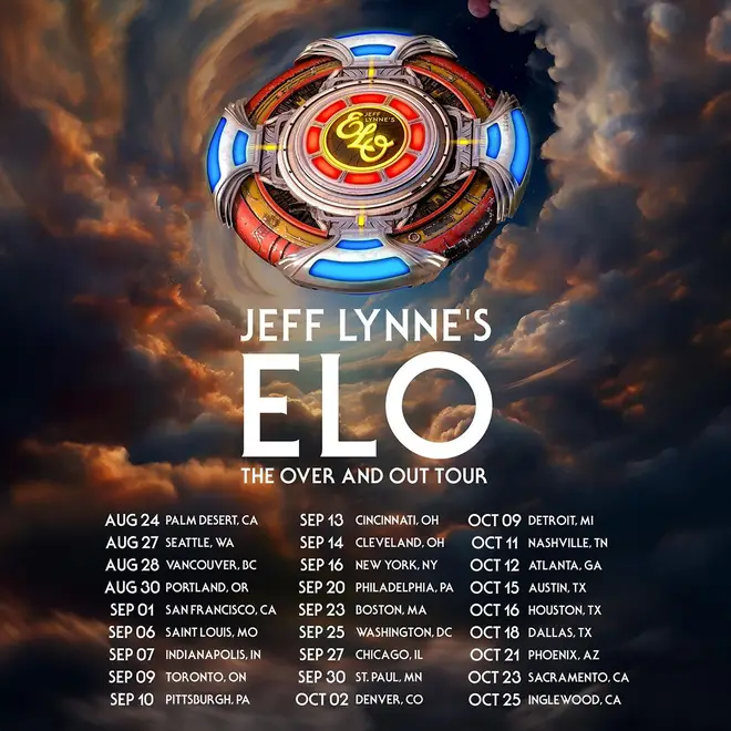 Jeff Lynne's ELO announce farewell tour sates