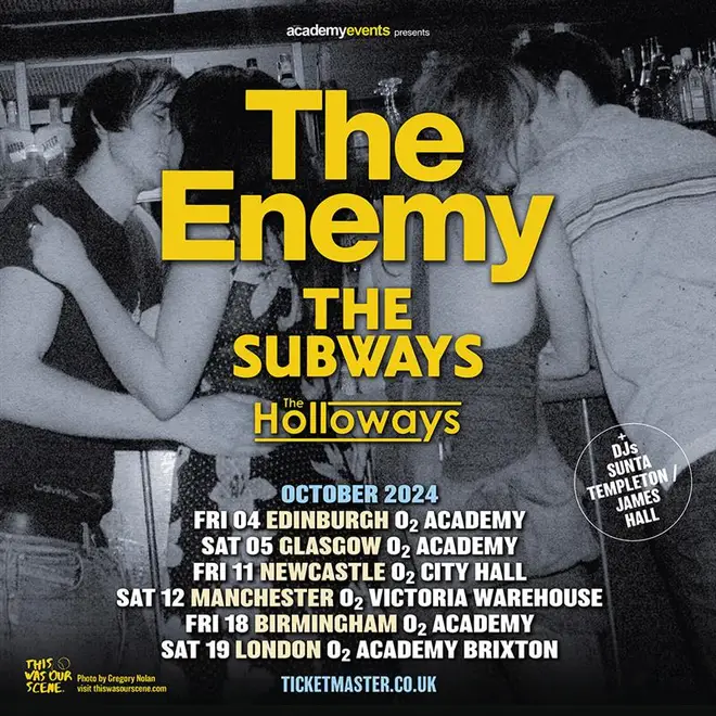 The Enemy announce Indie Til I Die Tour with The Subways and The Holloways