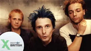 Muse in 2001: Dominic Howard, Matt Bellamy and Chris Wolstenholme
