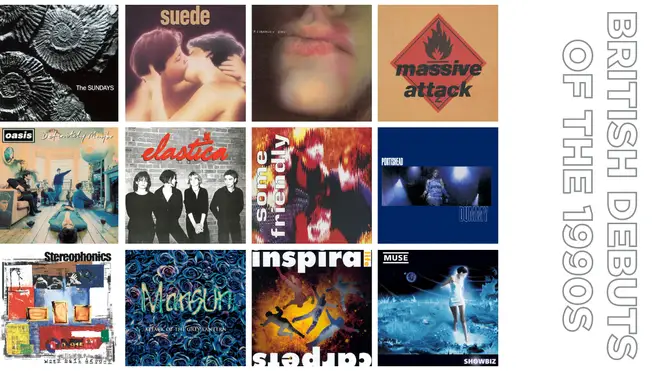 Some fine British debut albums from the wonderful 90s: The Sundays, Suede, PJ Harvey, Massive Attack, Oasis, Elastica, The Charlatans, Portishead, Stereophonics, Mansun, Inspiral Carpets and Muse