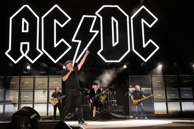 AC/DC on their 2023 Power Trip tour