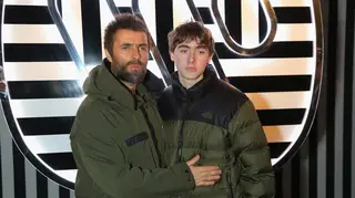 Liam Gallagher and Gene Gallagher in 2018