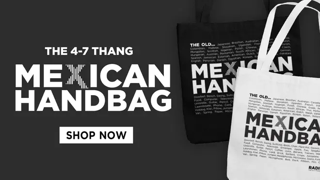 The Johnny Vaughan Mexican Handbag Tote Bag