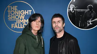 Liam Gallagher and John Squire on The Tonight Show Starring Jimmy Fallon