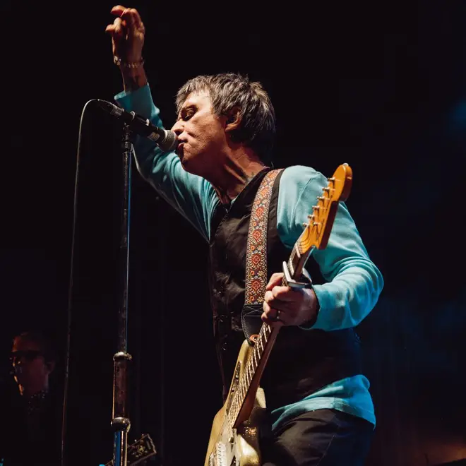 Johnny Marr onstage at the Eventim Apollo Hammersmith, 12th April 2024