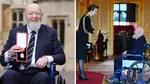 Sir Michael Eavis is knighted at Windsor Castle