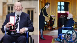 Sir Michael Eavis is knighted at Windsor Castle