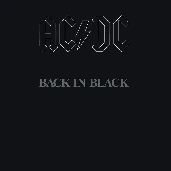 AC/DC - Back In Black album cover artwork