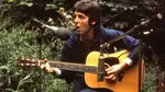 Paul McCartney in the back garden of Abbey Road studios, as seen in the One Hand Clapping film