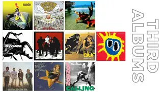 Some of the greatest THIRD albums from Suede, Green Day, The Prodigy, Massive Attack, The White Stripes, Blur, Primal Scream, The Doors, Smashing Pumpkins and The Clash.